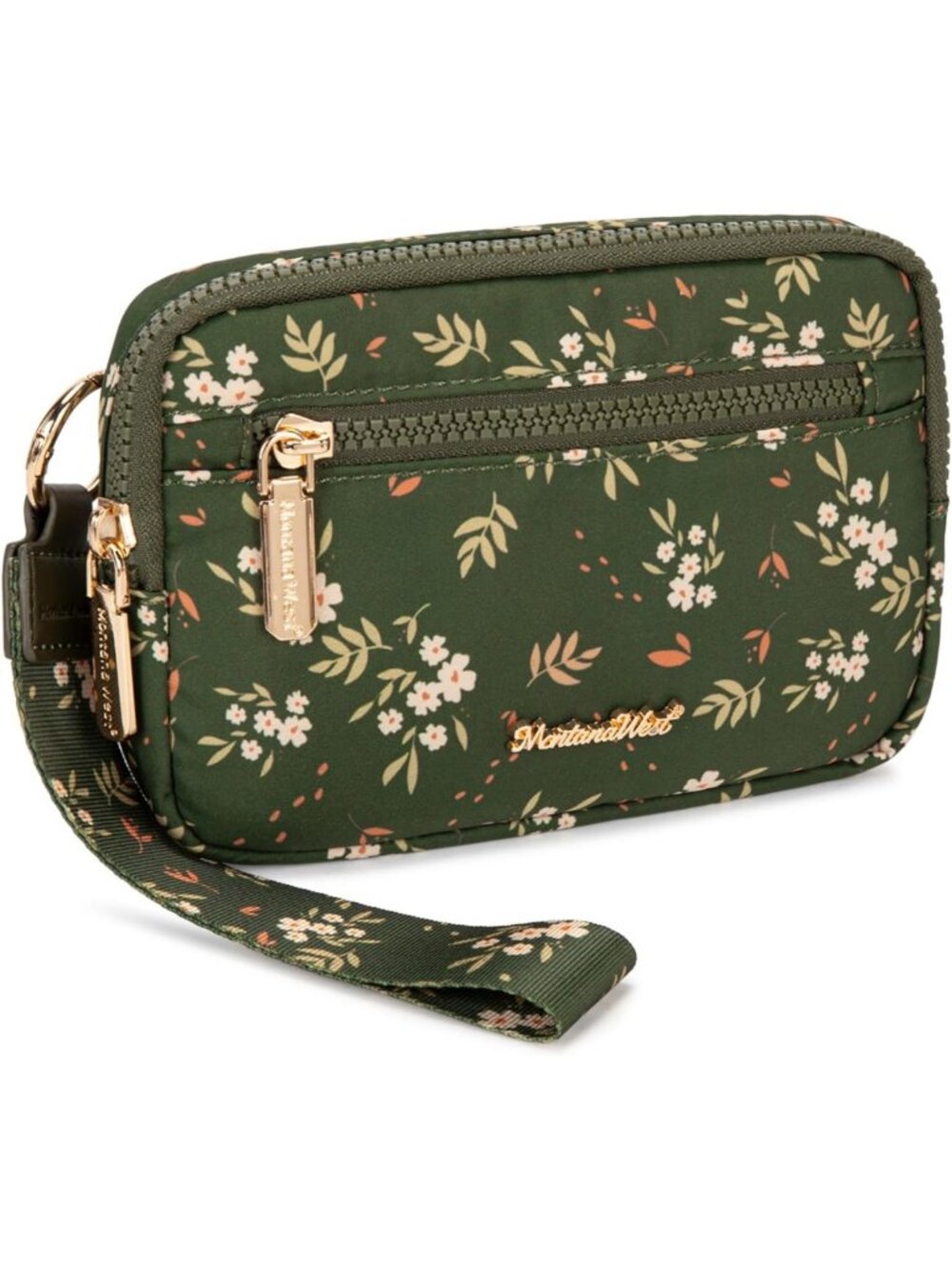 Stylish RFID Crossbody Phone Wallet - 3-Zip Wristlet Purse for Women